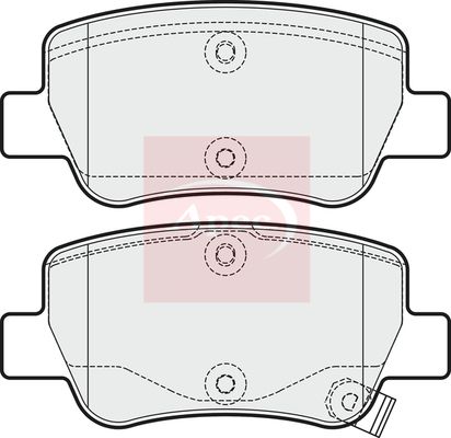 Apec - Rear Brake Pad Set