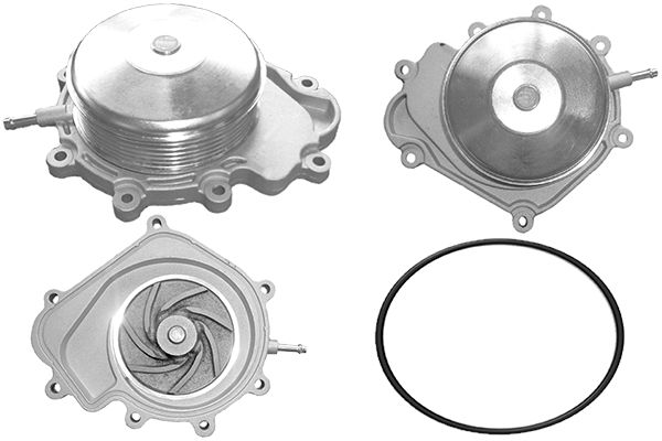 Pompe à eau, refroidissement du moteur