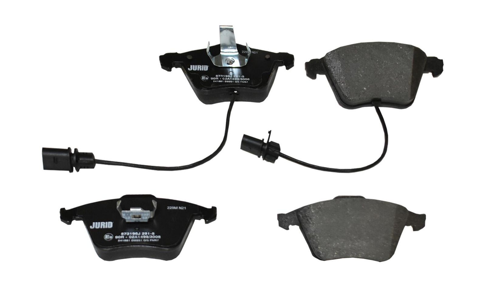 set placute frana,frana disc JURID 573196J