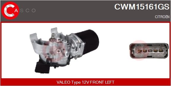 Levně Motor stěračů CASCO CWM15161GS