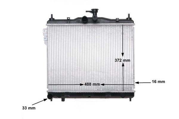 Radiator, racire motor MAHLE BEHR CR 1277 000S