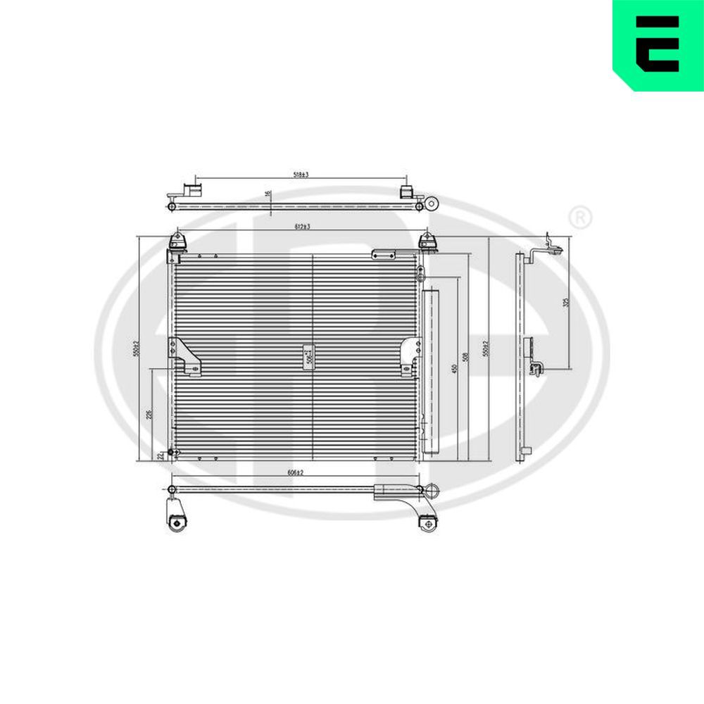Condensator, climatizare ERA 667334