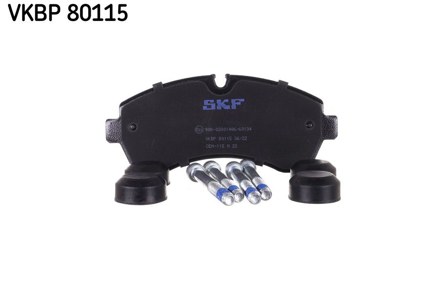 Sada brzdových platničiek kotúčovej brzdy SKF VKBP 80115