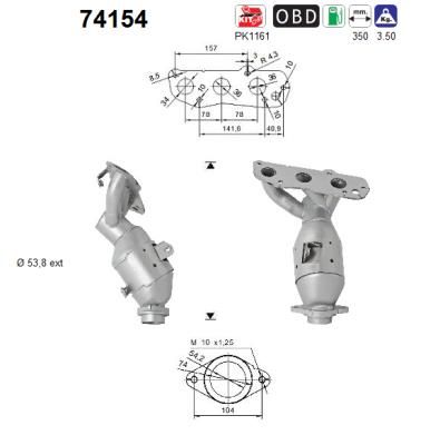 Katalizator AS 140021HF0A