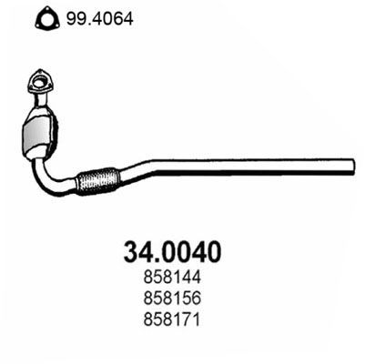 Katalizator ASSO 858156