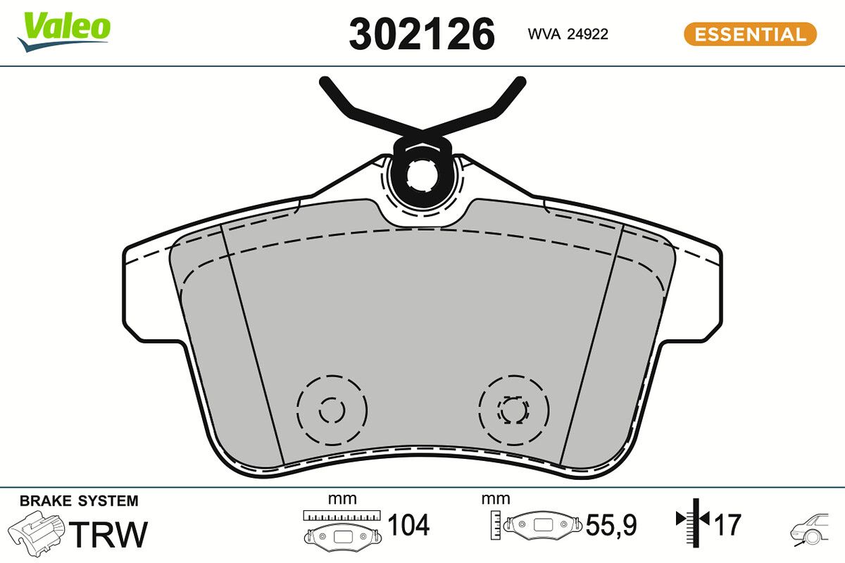 Piduriklotsi komplekt,ketaspidur