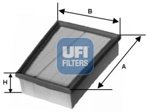 Vzduchový filtr UFI 30.157.00