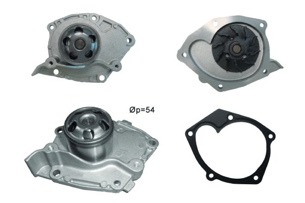 Pompe à eau, refroidissement du moteur