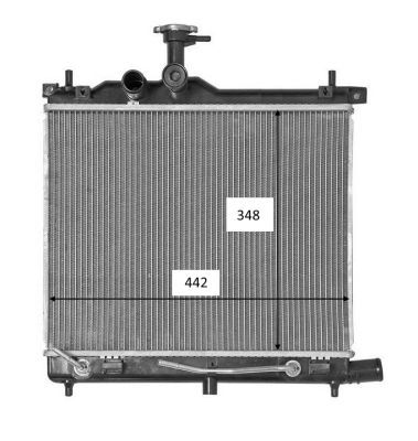 Radiator, racire motor NRF 58460