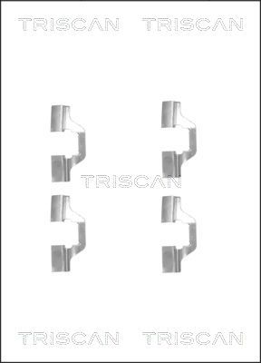 Zestaw akcesoriów, klocki hamulcowe TRISCAN 8105 251598