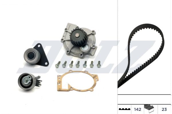 Veepump + hammasrihmakomplekt