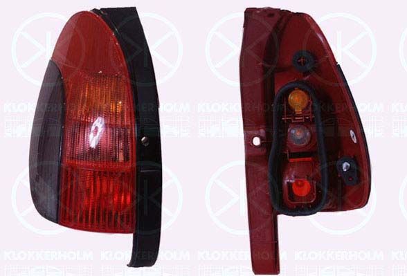 Lampa tylna zespolona KLOKKERHOLM 55130725