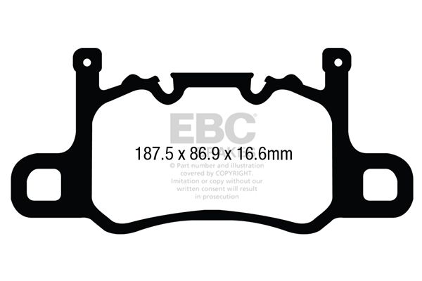 set placute frana,frana disc EBC Brakes DP42207R
