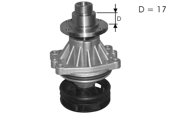 Pompe à eau, refroidissement du moteur