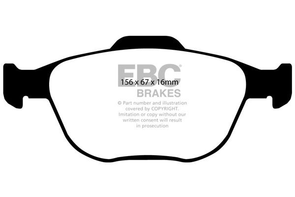 set placute frana,frana disc EBC Brakes DP41641R