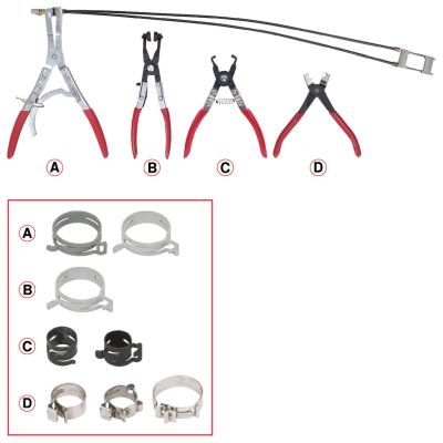 Kleště, spona hadice KS TOOLS 115.1104