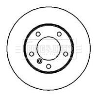 Tarcza hamulcowa BORG & BECK BBD5149