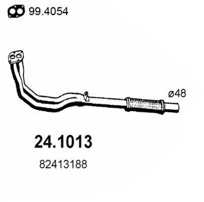 Rura wydechowa ASSO 24.1013