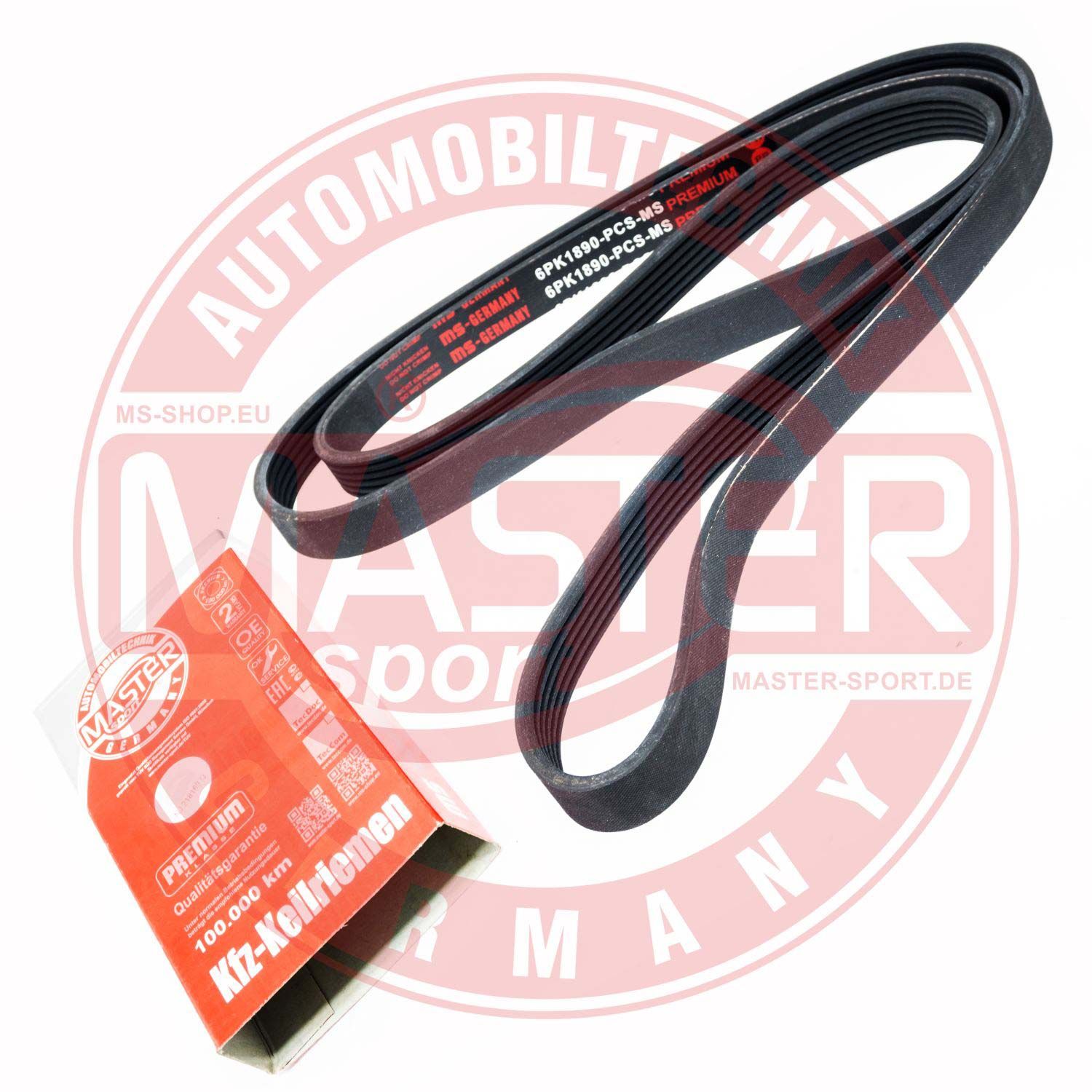 Pasek klinowy wielorowkowy MASTER-SPORT GERMANY 6PK1890-PCS-MS