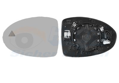 Sticla oglinda, oglinda retrovizoare exterioara VAN WEZEL 1648835