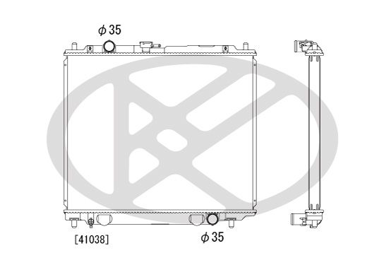 Radiator, racire motor KOYORAD PL031950