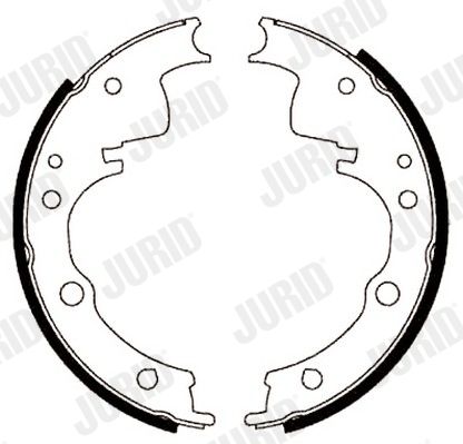Zestaw szczęk hamulcowych JURID 361388J