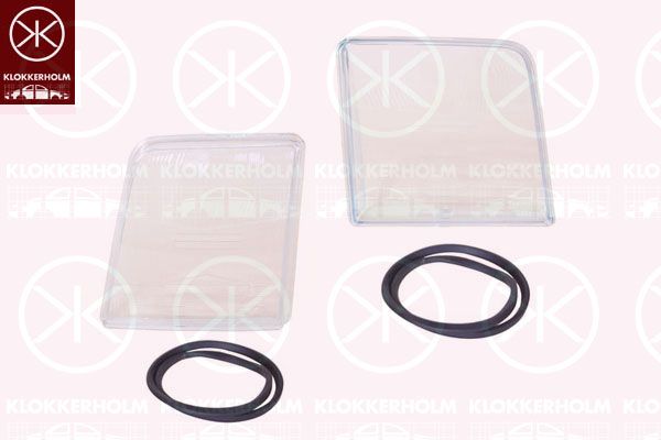 Szyba rozpraszająca reflektora, reflektor KLOKKERHOLM 95620251