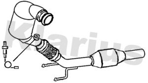 Katalizator KLARIUS 1K0254515AX