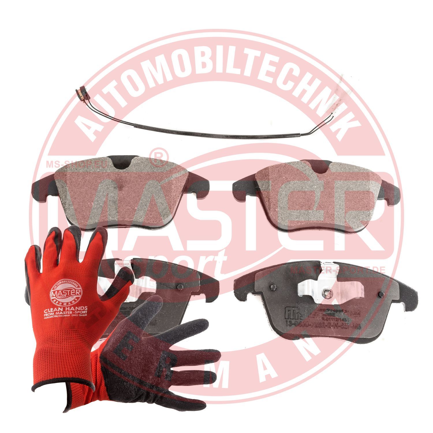 Zestaw klocków hamulcowych, hamulce tarczowe MASTER-SPORT GERMANY 13046072522N-SET-MSP