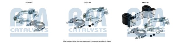 Zestaw montażowy, rura wydechowa BM CATALYSTS FK50736