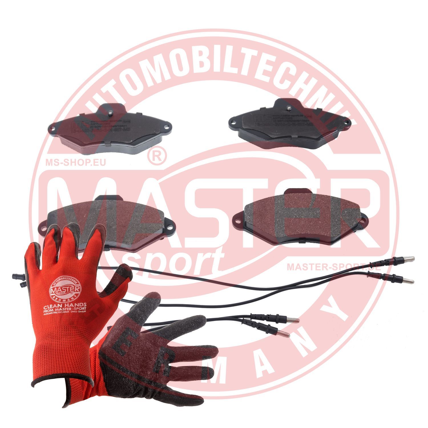 Zestaw klocków hamulcowych, hamulce tarczowe MASTER-SPORT GERMANY 13046039562N-SET-MSP