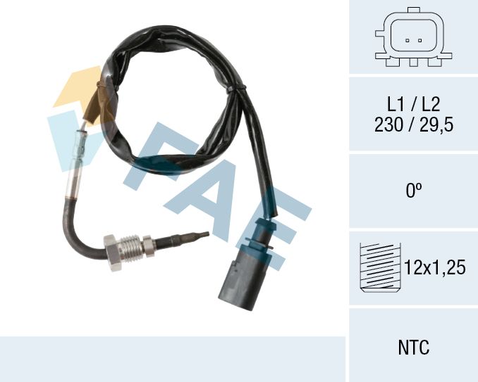 czujnik, temperatura spalin FAE 68619