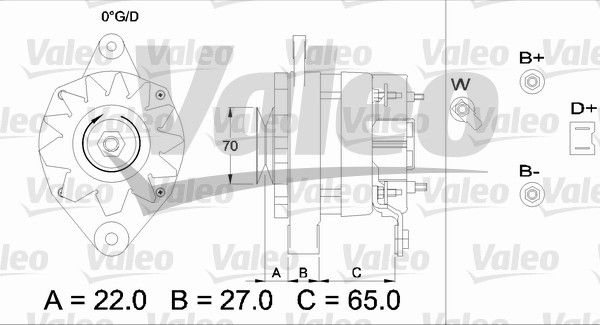 Alternator VALEO 433462