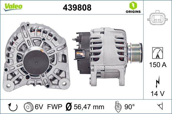 Alternator VALEO 439808
