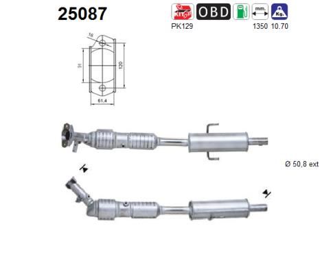 Katalizator AS LFZ82055XB
