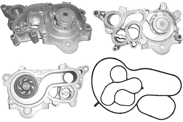 Pompe à eau, refroidissement du moteur