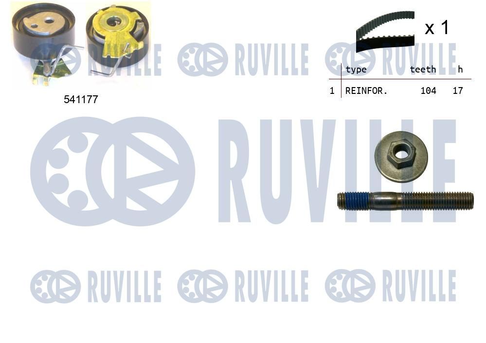 Zestaw paska rozrządu RUVILLE 550051