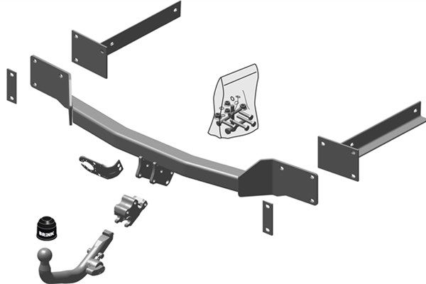 Zestaw zaczepu przyczepy BRINK 468900