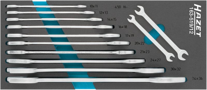 Set chei fixe duble HAZET 163-519/12