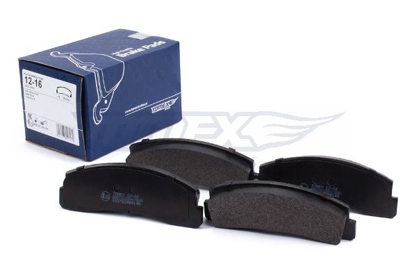 Levně Sada brzdových destiček, kotoučová brzda TOMEX Brakes 12-16