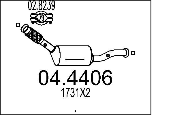 Katalizator MTS 04.4406