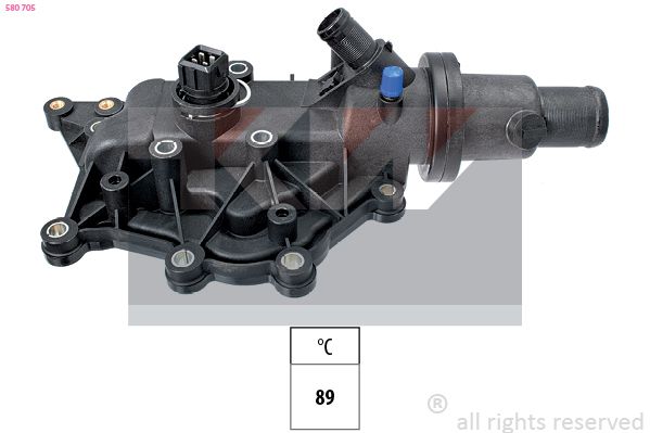 Termostat, środek chłodzący KW 580 705