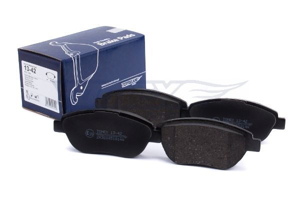 Levně Sada brzdových destiček, kotoučová brzda TOMEX Brakes 13-42