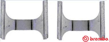 Zestaw akcesoriów, klocki hamulcowe BREMBO A 02 298