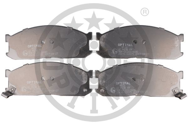 Zestaw klocków hamulcowych, hamulce tarczowe OPTIMAL BP-09518