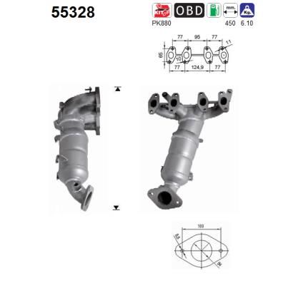 Katalizator AS 55328