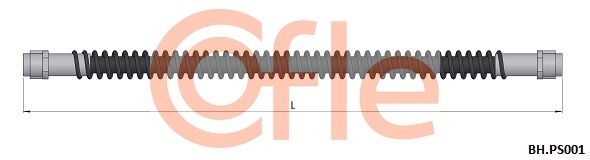 Przewód hamulcowy elastyczny COFLE 92.BH.PS001