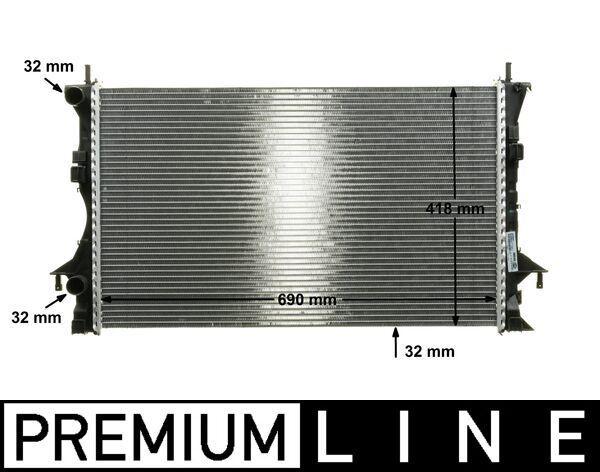 Chłodnica, układ chłodzenia silnika MAHLE CR 461 000P