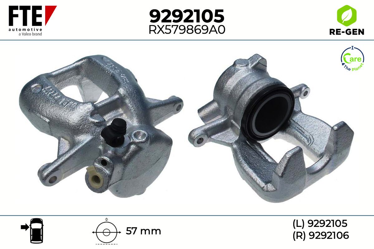 Etrier frana FTE 9292105