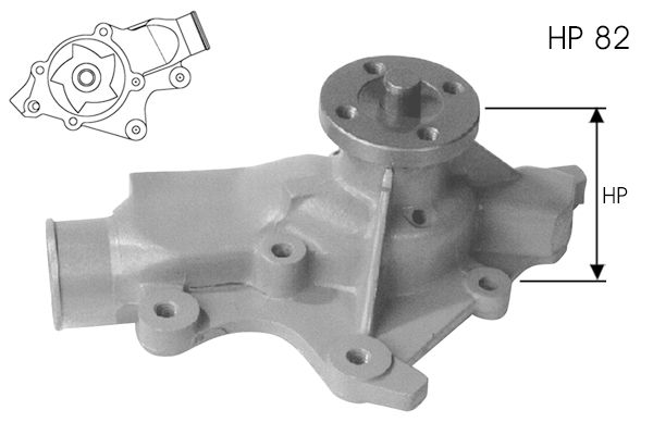 Pompe à eau, refroidissement du moteur